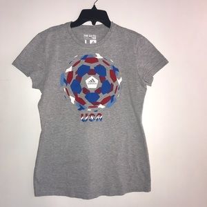 Adidas Women’s USA soccer women’s tee size: large